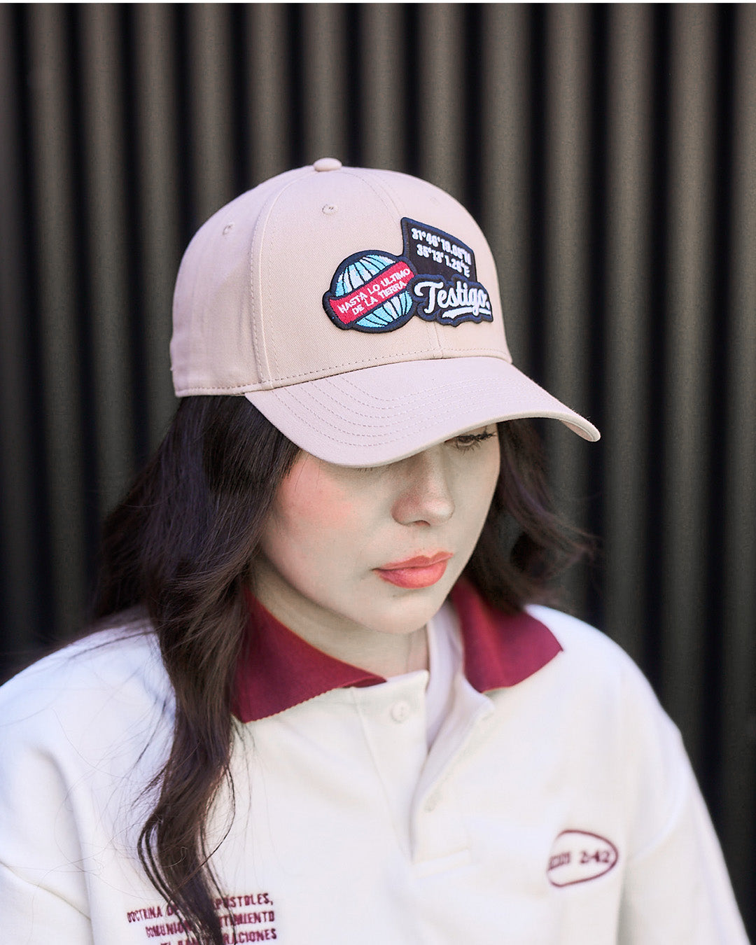 Gorra Beige Training x Legatum™ – Parche Bordado