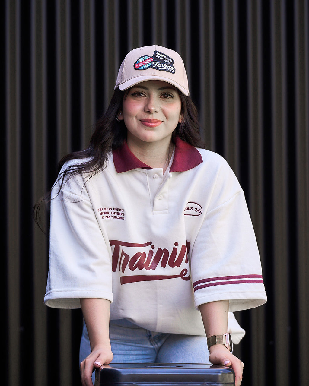 Gorra Beige Training x Legatum™ – Parche Bordado